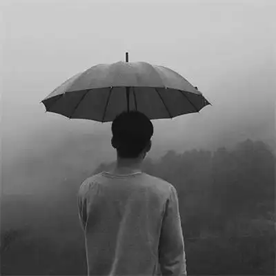 唯美男生背影头像图片无法言说的悲伤