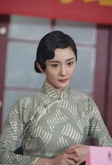 杨幂解放了旗袍民国风探班剧照图片44