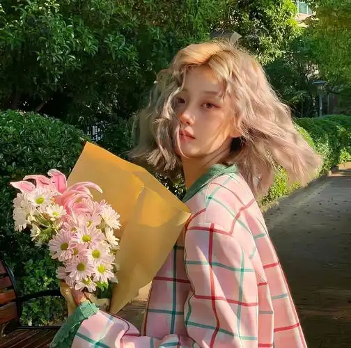 wechat小清新气质春天女生头像