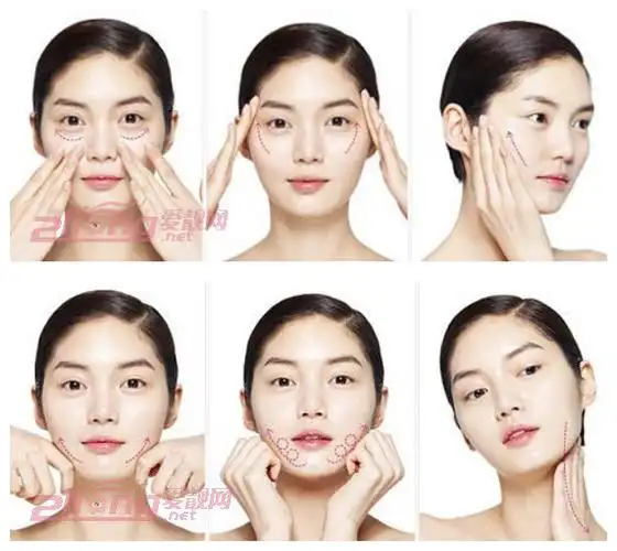 塑v颜消除赘肉脸部按摩手法