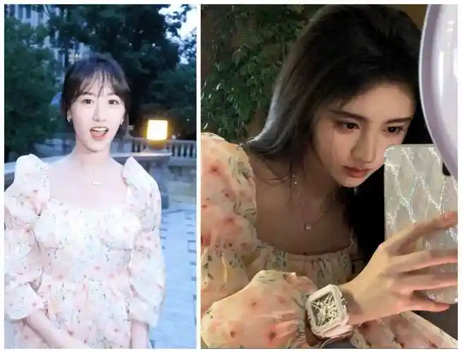 原创袁冰妍和鞠婧祎撞衫一个甜美公主风一个精致仙女范更喜欢她