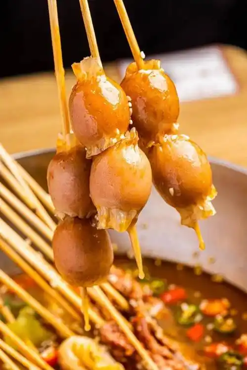 波波肠,牛肉串,土豆片,火腿肠.n款小串随意选!幸福感直线飙升!