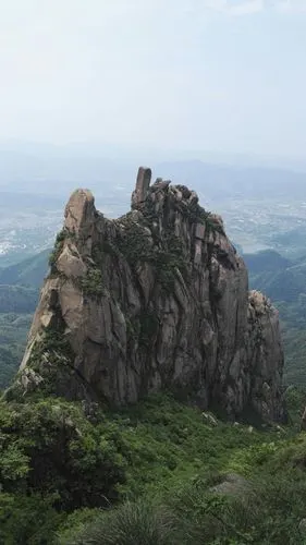 九华山后山天华峰狮子峰环线穿越,一行21人翻山越岭驴行八小时,在向导