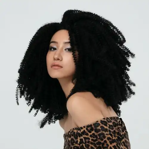 假发野蛮游戏爆炸头螺丝卷女全头套短蕾丝无痕自然发套lucylee