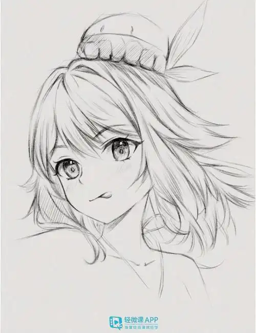 动漫素描怎么画动漫人物素描入门教程