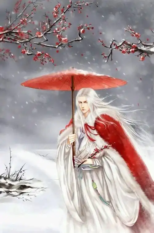 古风,银发,妖孽,美男