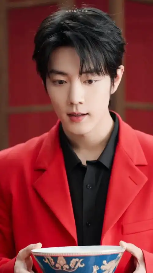 肖战新年红西装##肖战