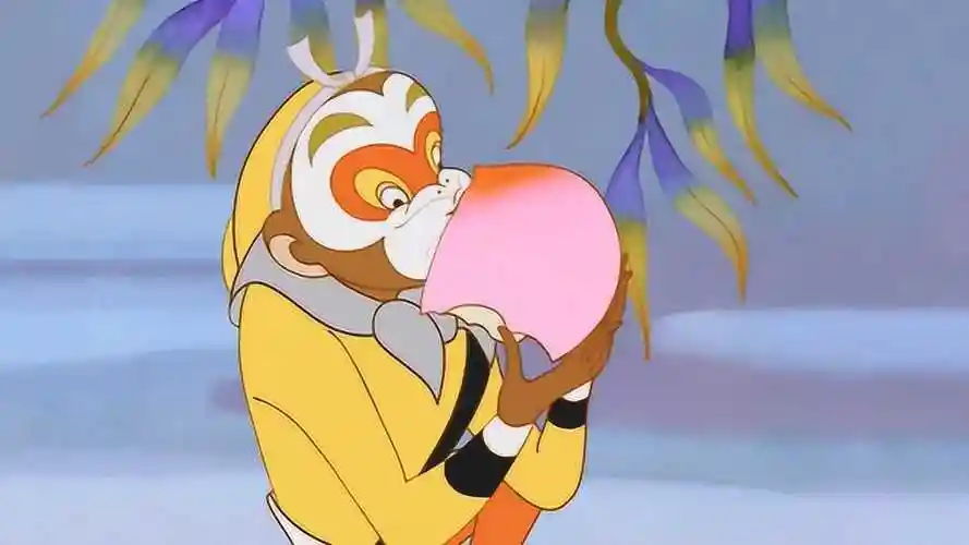 孙悟空监管蟠桃园,1.8万年才成熟的蟠桃拿着就吃,太随性了!