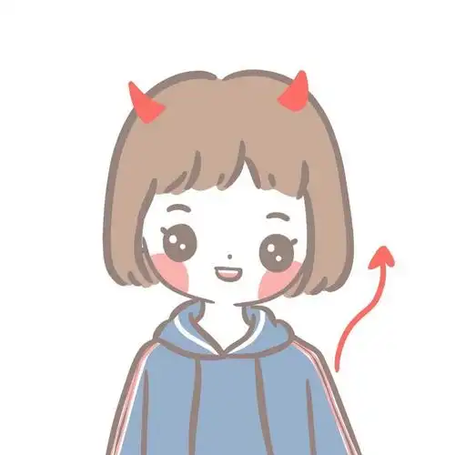 卡通小人物幻唯卡通q版插画动漫手绘头像