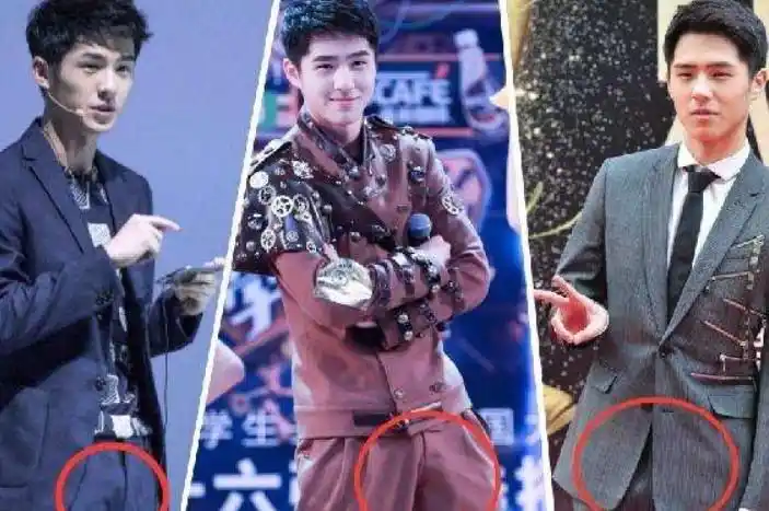 而且有时候男明星的衣服也不是自己想穿的,他们穿上被要求的紧身衣服