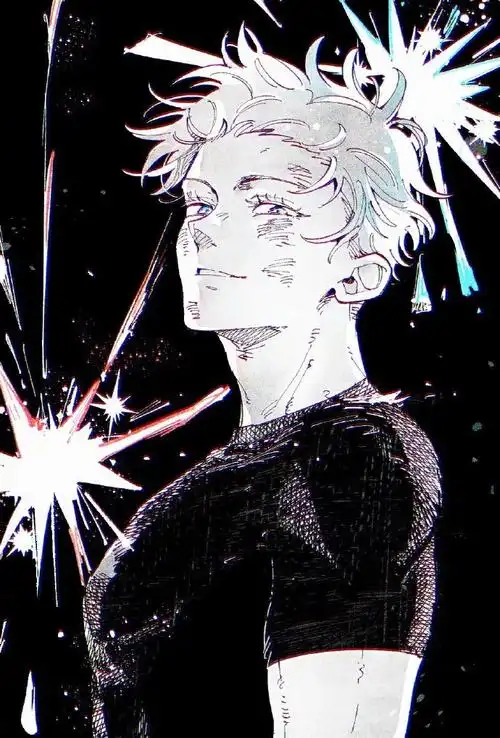 线稿分享 二次元顶流男神 动漫插画参考 deka_sad 咒术回战 五条悟