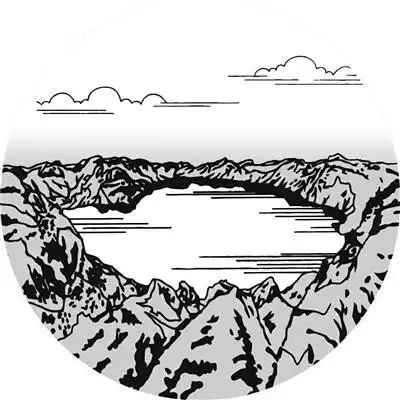 长白山秋色怎么画简笔画