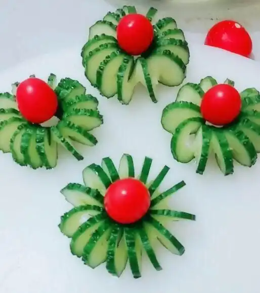1根黄瓜1个橘子,不炒不蒸,简单摆盘做出花式凉菜,待客超有面子