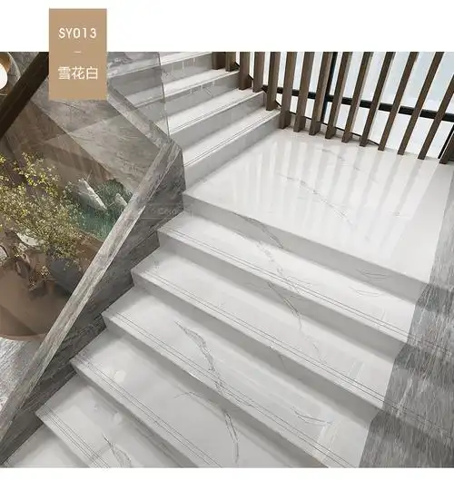 一体式楼梯全通体大理石阶砖平台砖别墅室内防滑梯踏步砖sy1217其它
