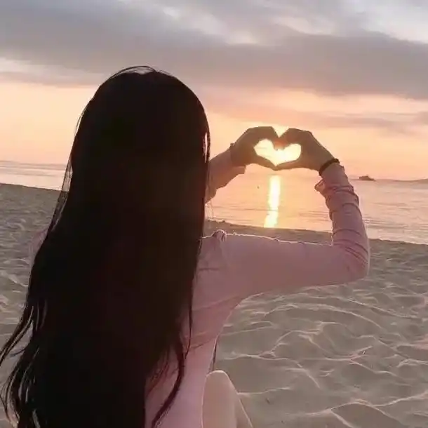 女生唯美头像背影 - 抖音