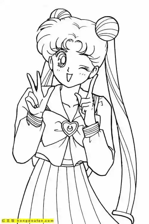 可爱,土萌萤,填色,填色大全,填色游戏,天王遥,小小兔,少女心,少女漫画