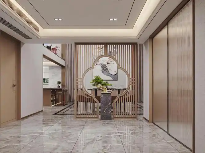 500平的别墅装修新中式.(部分效果图)期待落地效果68