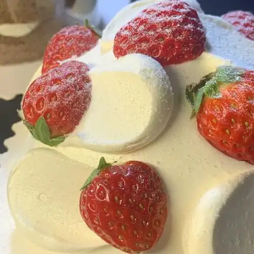 圣诞节草莓小蛋糕