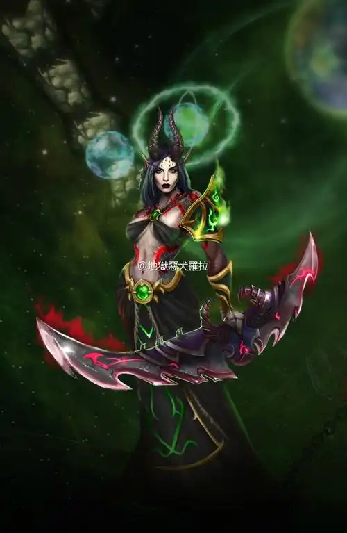 魔兽玩家原创恶魔猎手图组伊利达雷不可阻挡