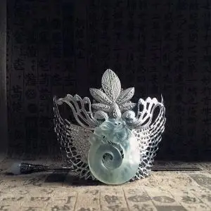 飞龙在天头饰玉冠cos琅琊榜梅长苏古装头冠汉服男款束发冠发簪