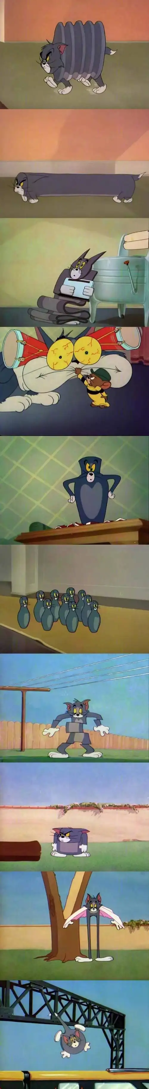 猫和老鼠 来源微博:沙雕表情bot 感觉很适合截出来做表情包 侵删