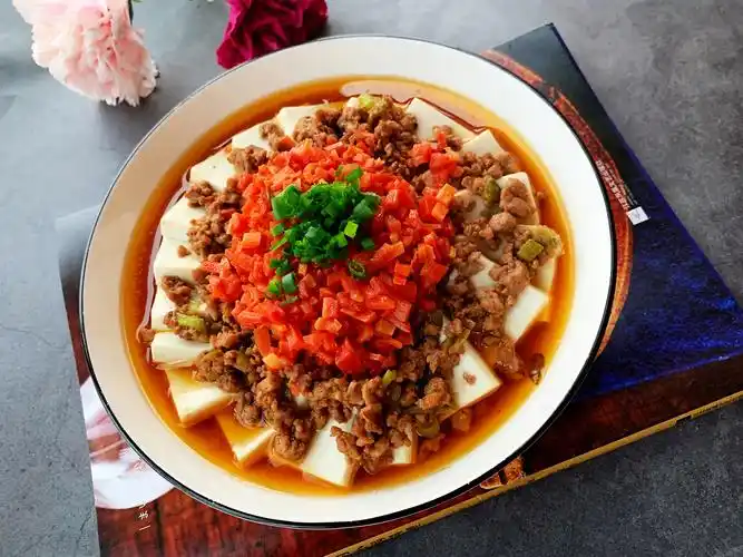 春节宅家不出门用豆腐做道花样菜婆婆夸比饭店菜好看好吃