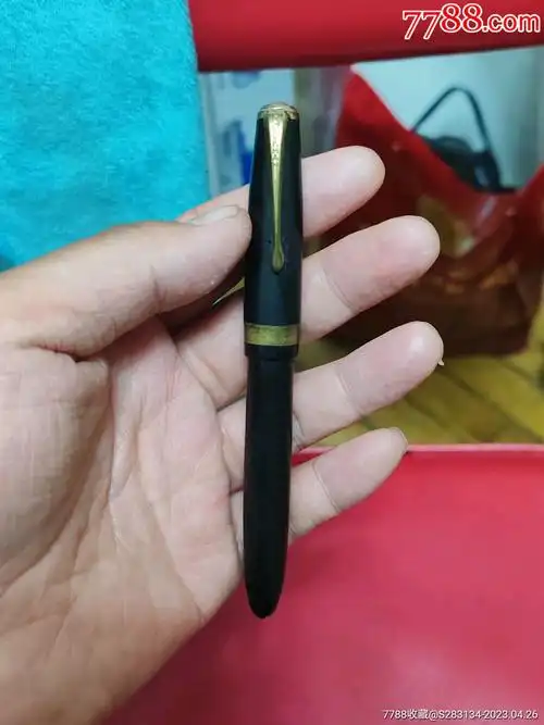 老钢笔金星五成赤金笔尖品相好