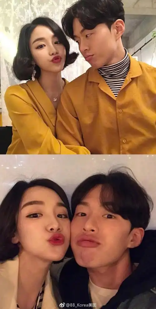 甜蜜小情侣的拍照pose参考