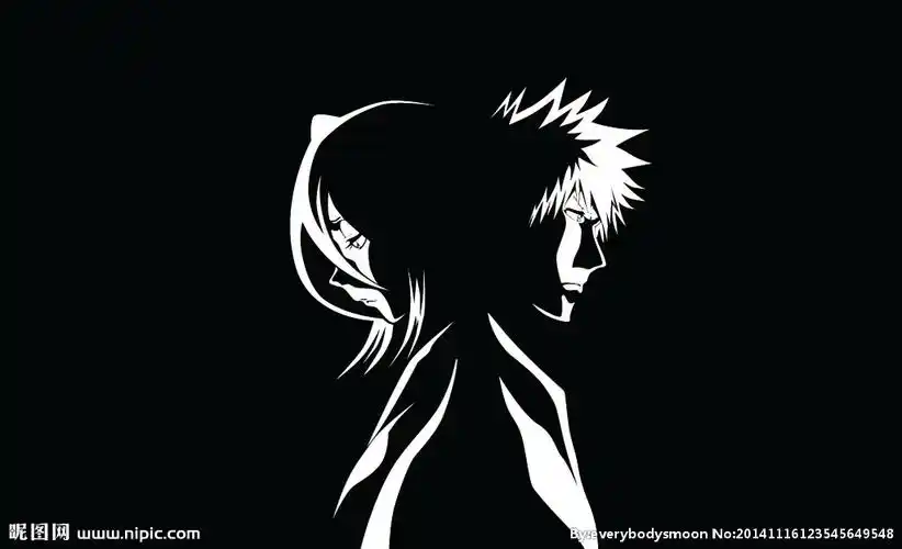 死神黑白背景图片