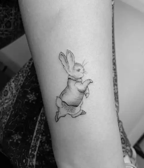 温哥华纹身  #兔子纹身  #卡通纹身  #小清新纹身