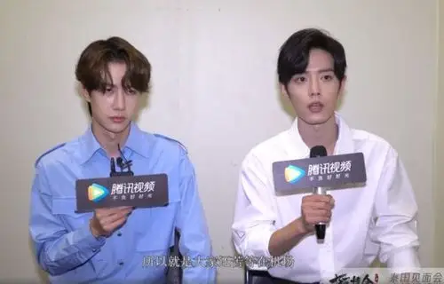 陈情令泰国见面会后专访肖战王一博再次同框表达对粉丝的感谢