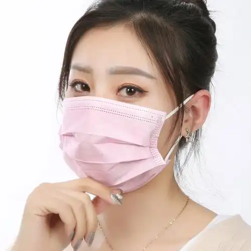 口罩现货一次性民用三层无纺布含熔喷布防护10个口罩