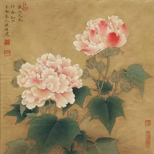 0008_李晓明古风工笔画高清图专辑jpg-临宋红芙蓉图_4252x4252px_jpg