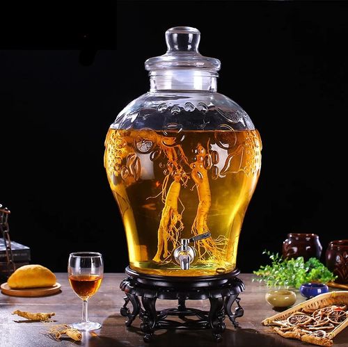 泡酒药酒坛子酒坛家用酒瓶专用酒罐玻璃瓶密封家用酒壶