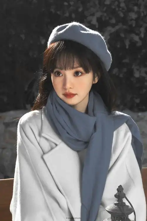 田曦薇##田曦薇雪中撑伞