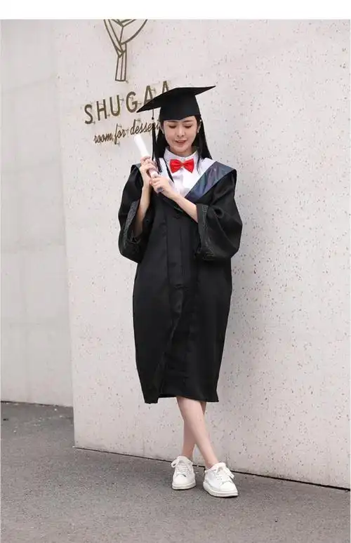 学位服大学毕业服装学位学士服定做礼服定做大学生女学院风文工本科硕