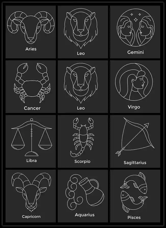 十二星座简笔画 #星座简笔画 #十二星座 #简笔画 十二星 - 抖音