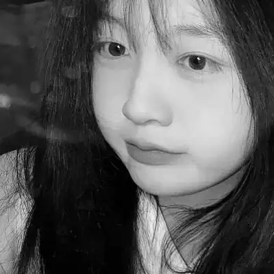 qq头像女生黑白少女高清图片