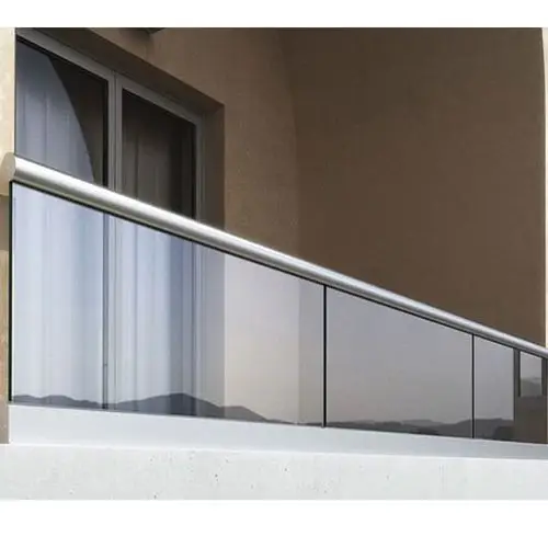 2021新设计铝夹层玻璃扶手楼梯阳台钢化玻璃栏杆强风 - buy glass rai