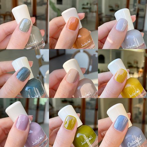 橘朵所有颜色都在这里啦丨春夏秋冬指甲油01亮片02奶茶色17奶白色