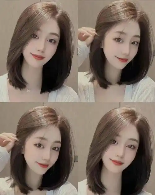 今年流行一种发型叫"锁骨发",洋气减龄显脸小,效果堪比整容_头发_脸型