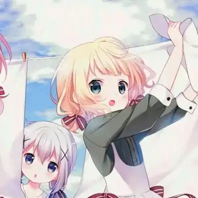 仙气十足的三人闺蜜头像动漫