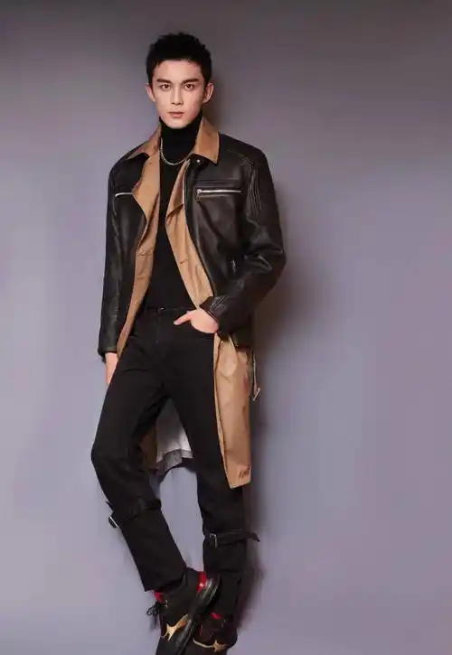 又一大波男明星皮衣穿搭合集来喽 帅气潇洒 时尚酷炫 每一个都喜欢_整