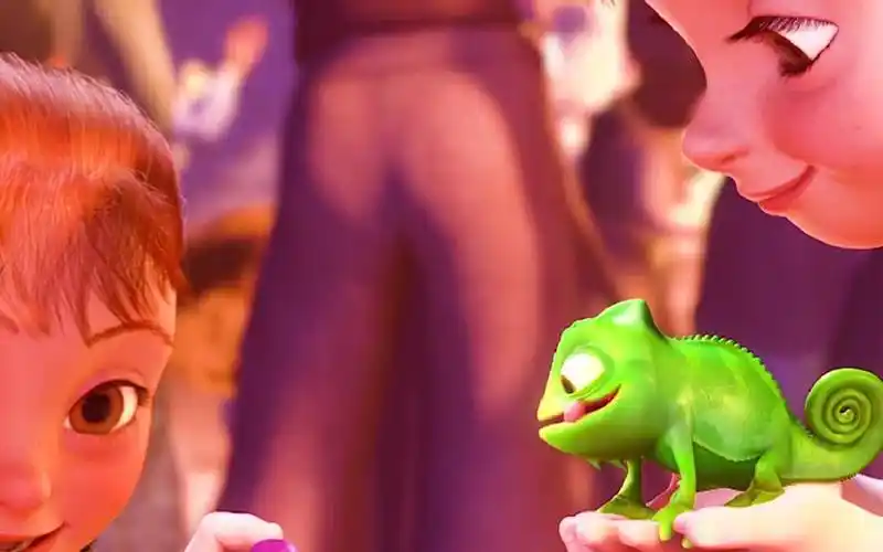 乐佩神兽变色龙 乐佩公主 迪士尼 长发公主