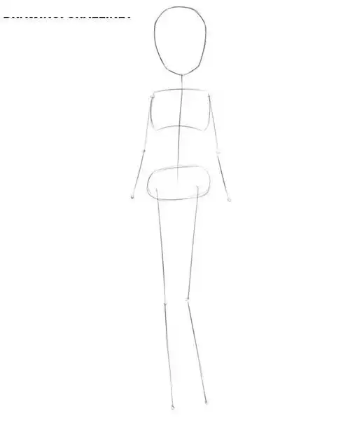 步骤1首先,我们需要考虑我们正在绘画动漫女生的角色一些特征.