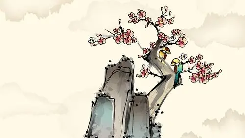 荷花水墨画,高清图片,电脑桌面-壁纸族