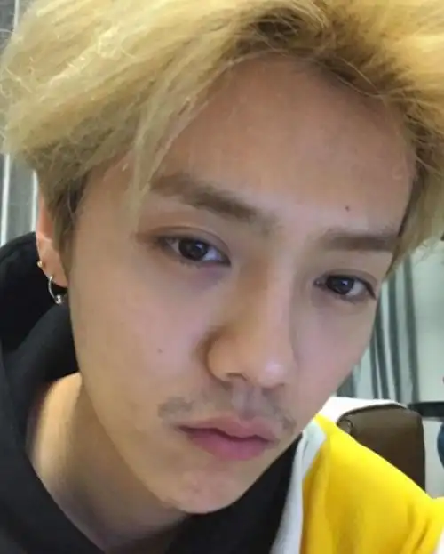 太难了!鹿晗深夜外出被拍,街边抽烟动作娴熟,过生日还要公关