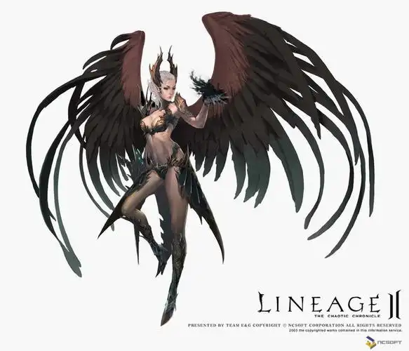 3d大型魔幻网游《天堂2》人物原画