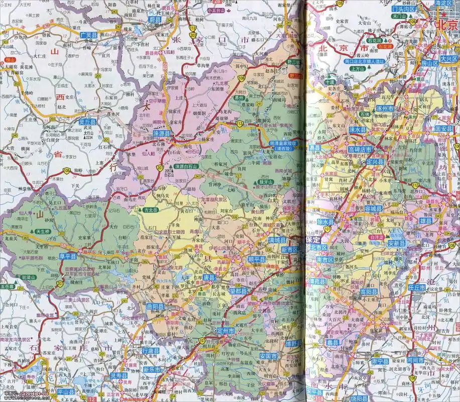 地图库 中国地图 河北 保定 >> 保定市地图高清版