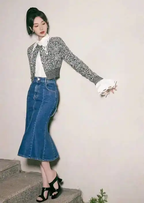 瞧王子文这样穿,多时髦显高_进行_建议_的比例